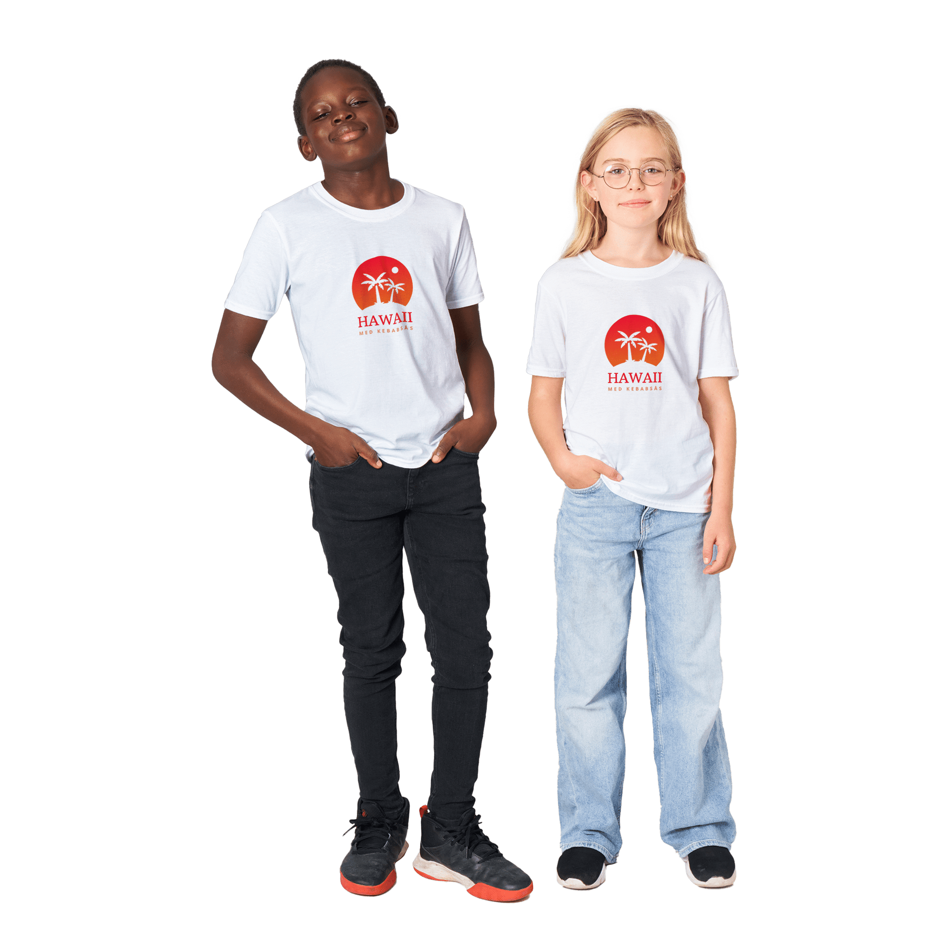 Hawaii med kebabsås - T-shirt för barn 