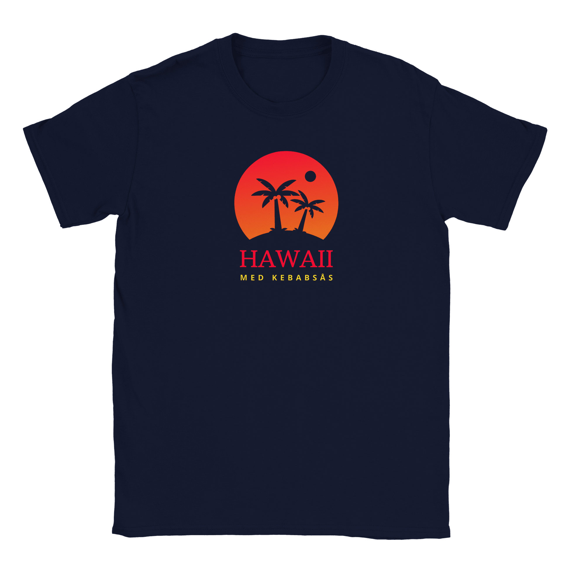 Hawaii med kebabsås - T-shirt för barn Marinblå