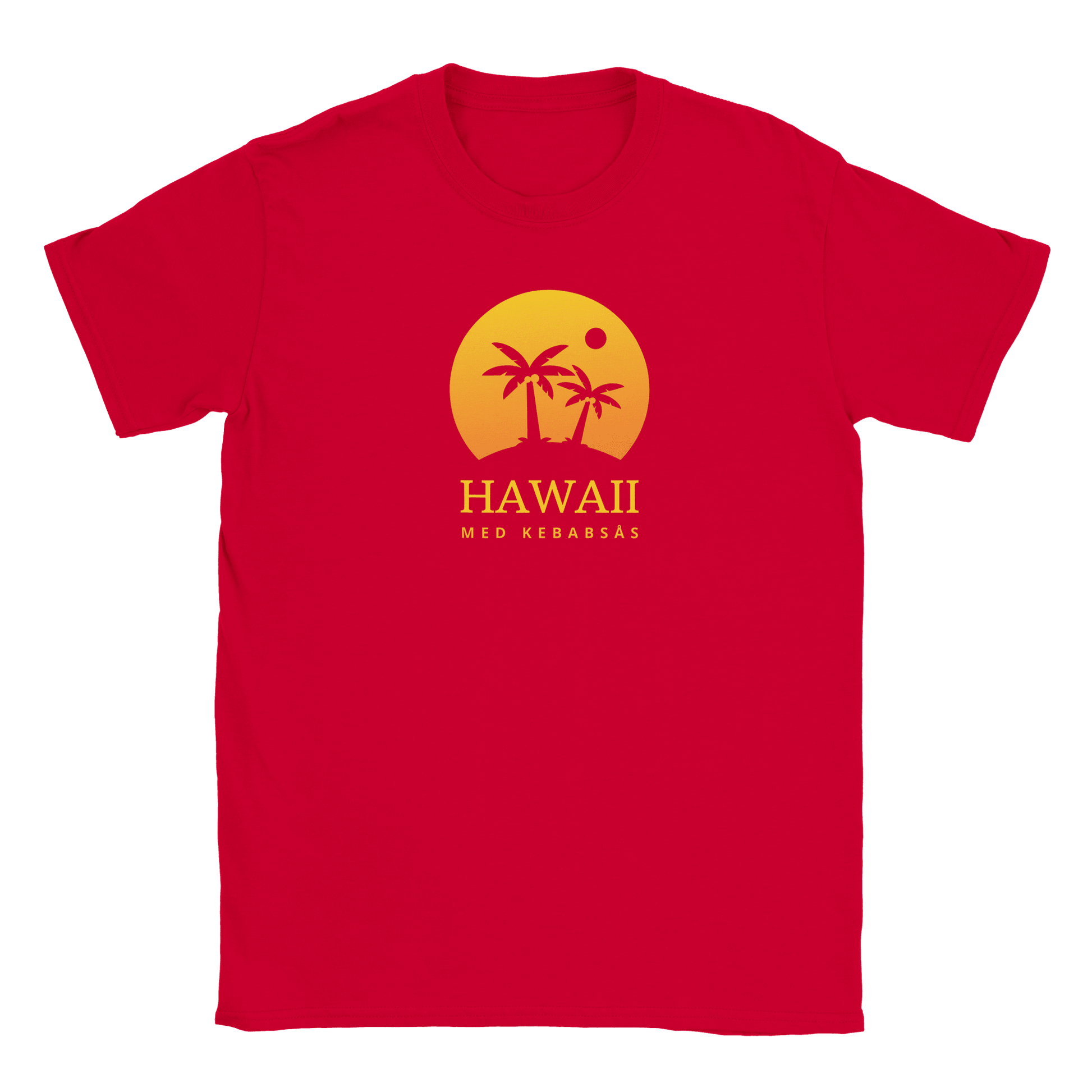 Hawaii med kebabsås - T-shirt för barn Röd