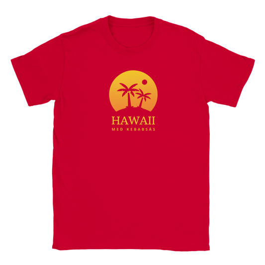 Hawaii med kebabsås - T-shirt för barn Röd
