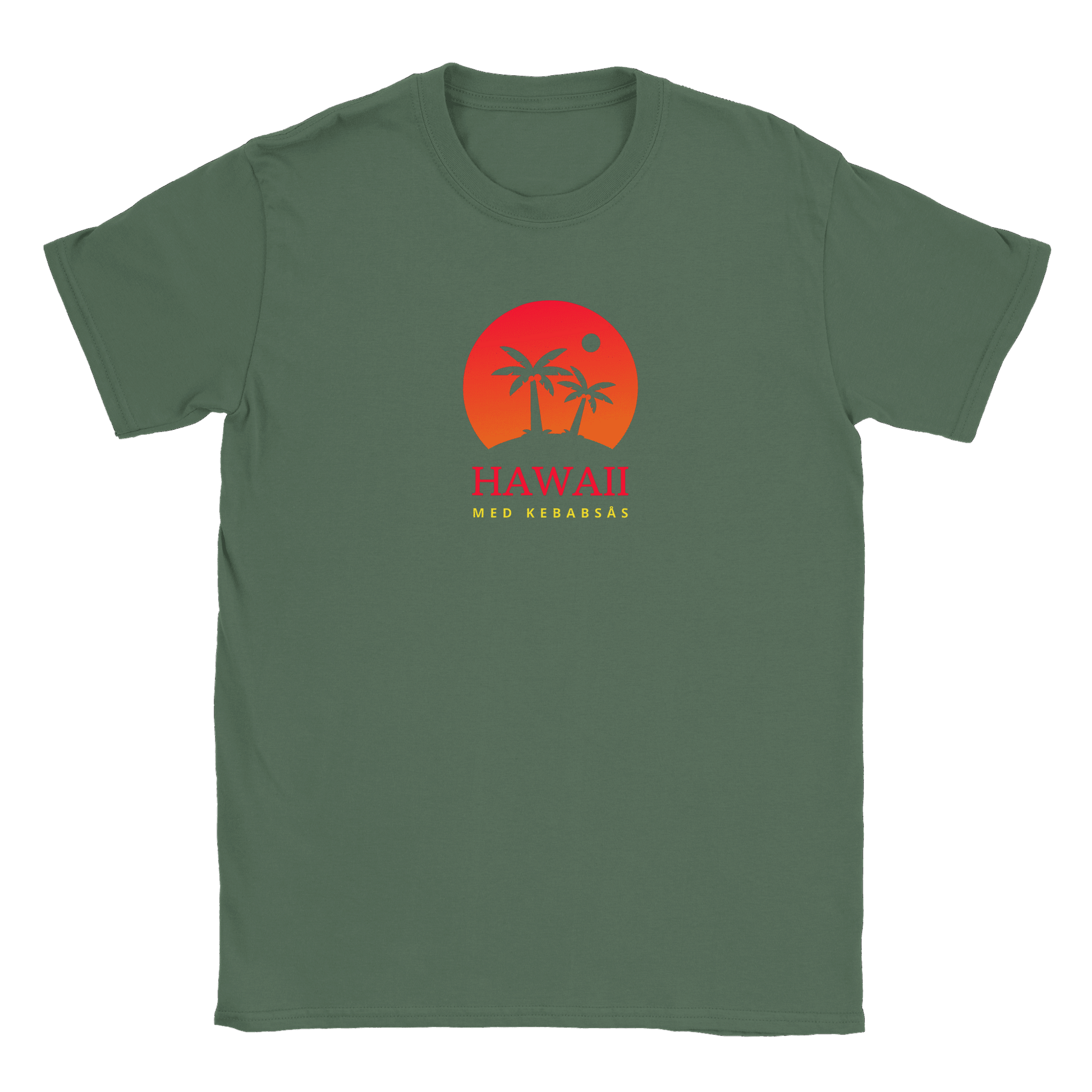 Hawaii med kebabsås - T-shirt Military Green