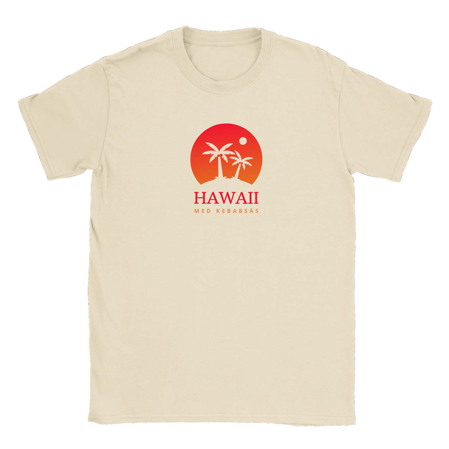 Hawaii med kebabsås - T-shirt Natural
