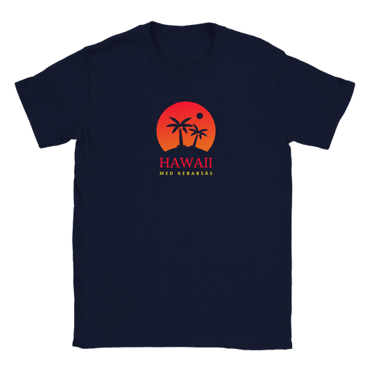 Hawaii med kebabsås - T-shirt Navy