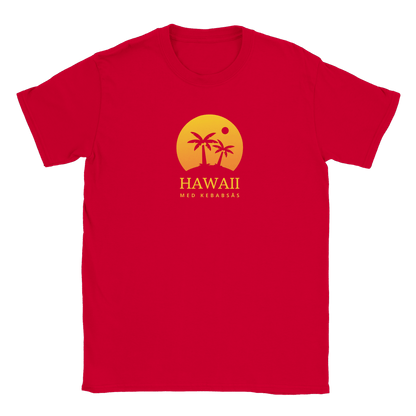 Hawaii med kebabsås - T-shirt Röd