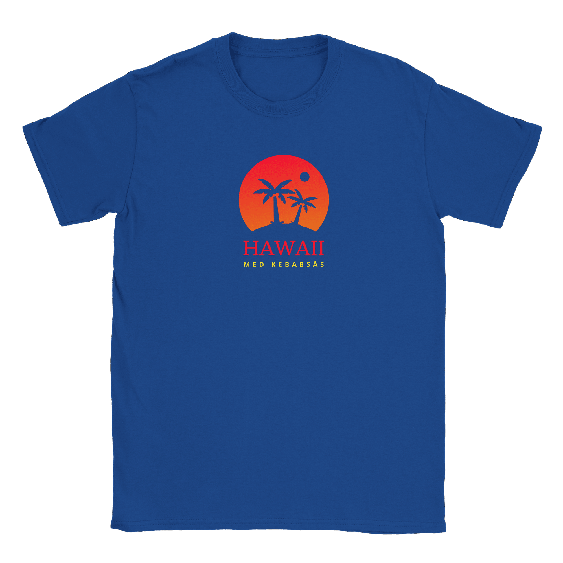 Hawaii med kebabsås - T-shirt Royal
