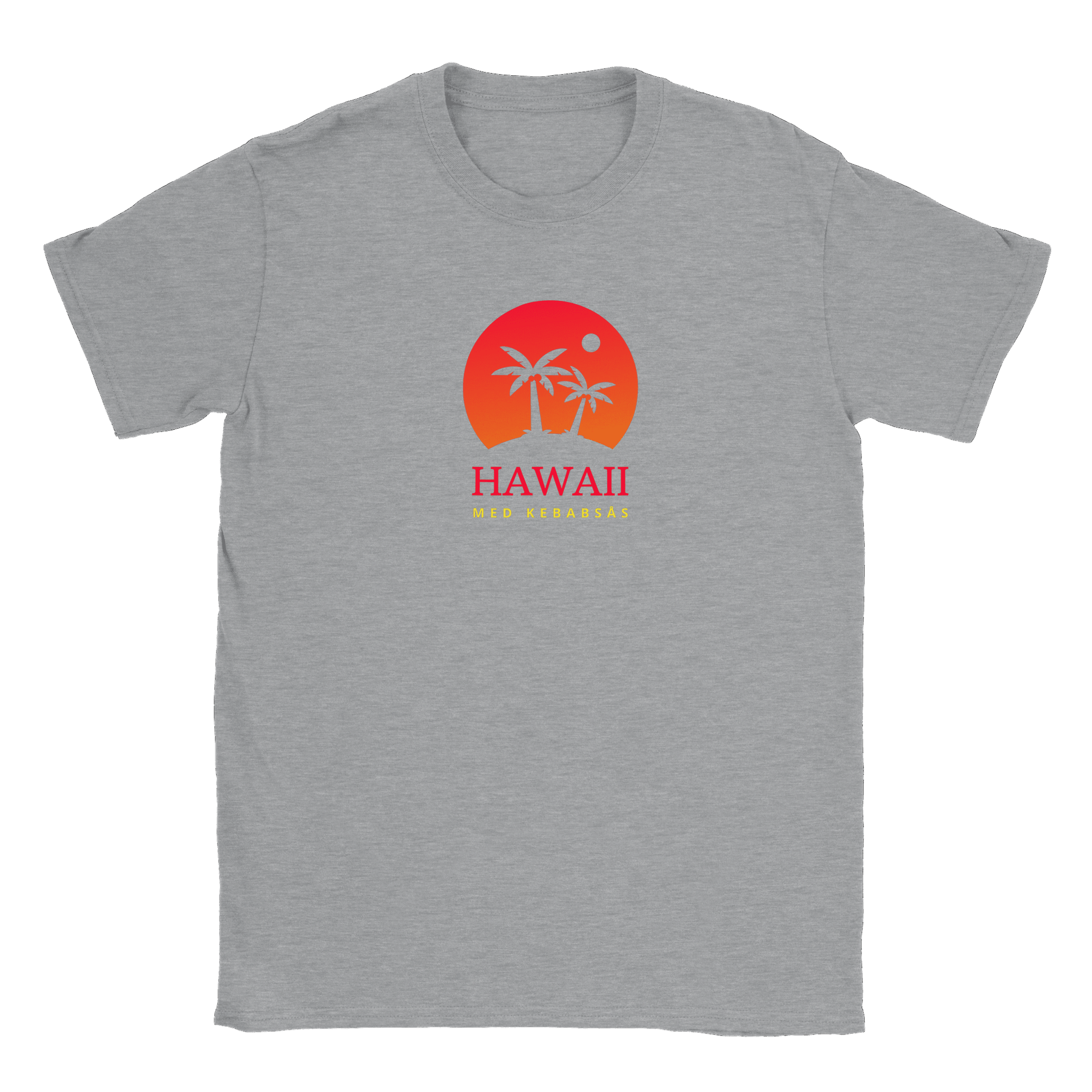 Hawaii med kebabsås - T-shirt Sports Grey