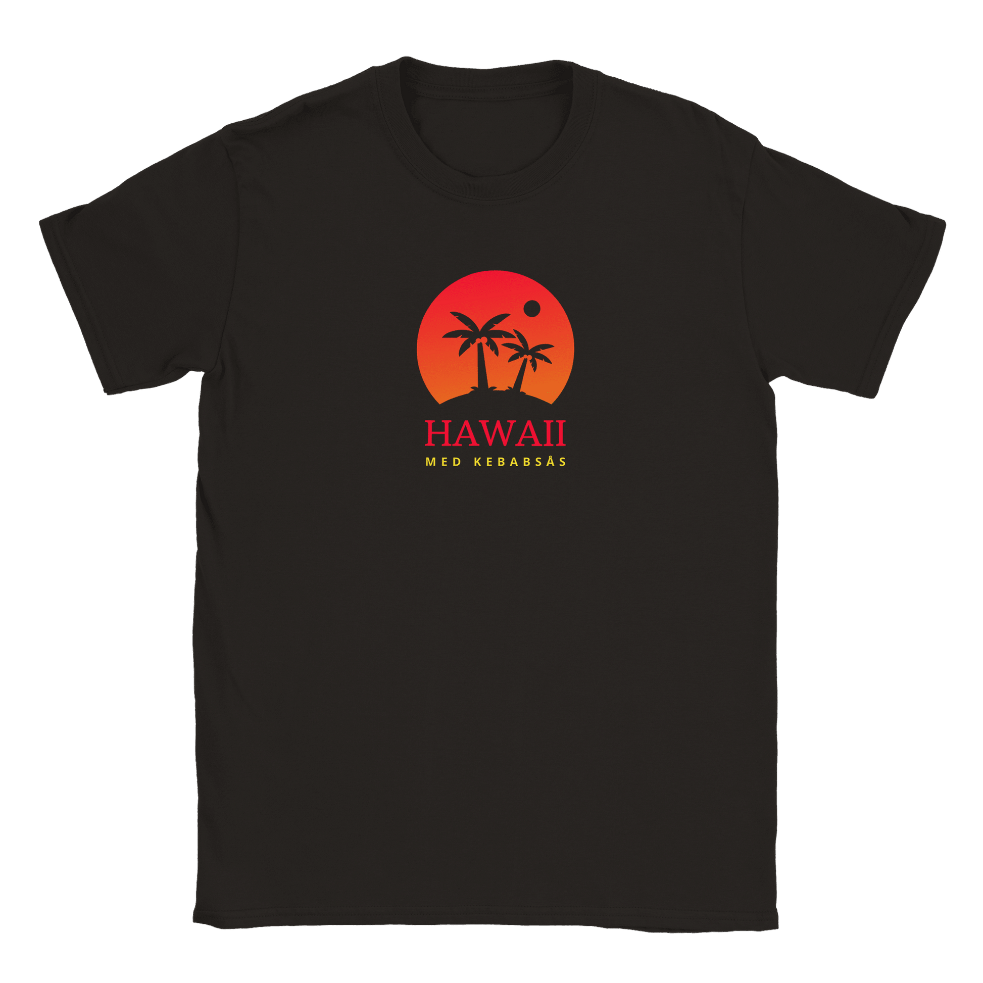 Hawaii med kebabsås - T-shirt Svart