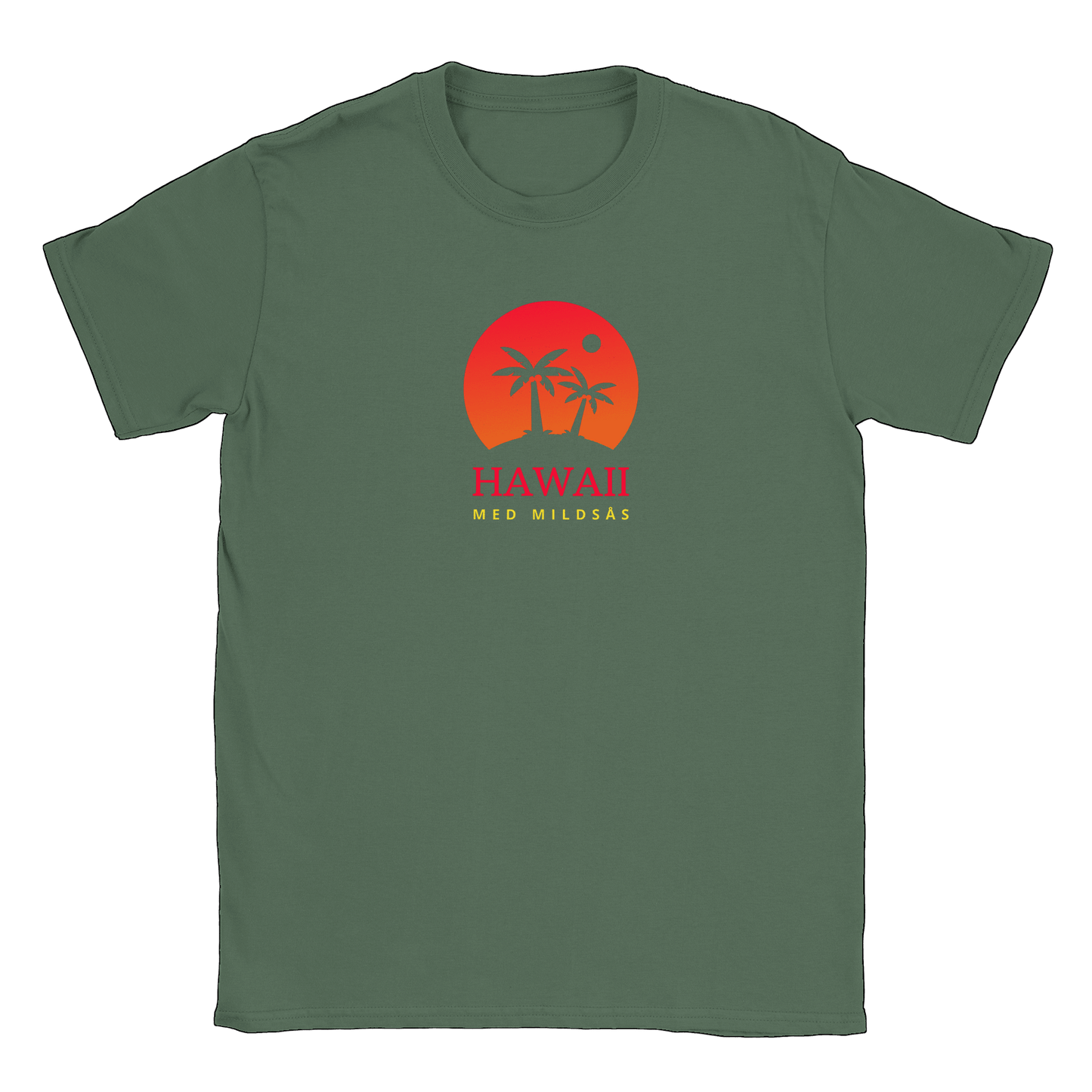 Hawaii med mildsås - T-shirt Military Green