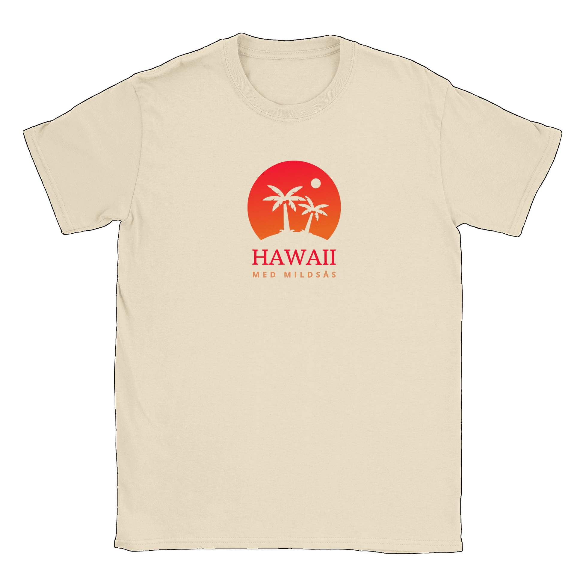 Hawaii med mildsås - T-shirt Natural