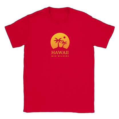 Hawaii med mildsås - T-shirt Röd