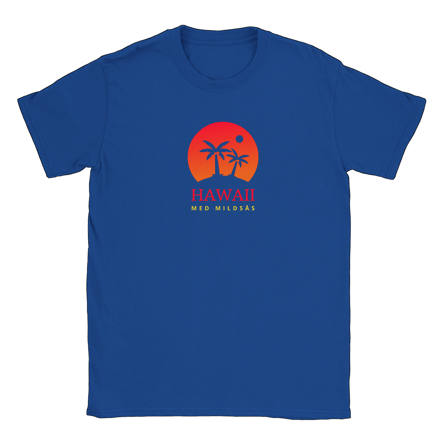 Hawaii med mildsås - T-shirt Royal