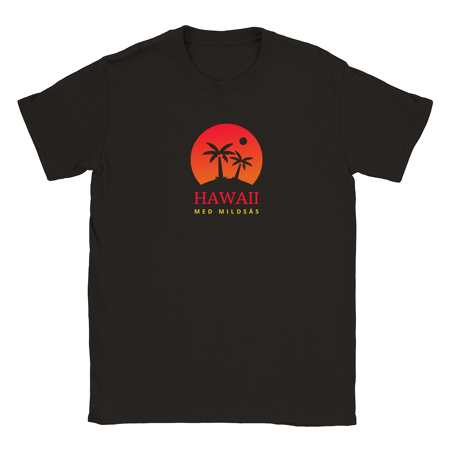 Hawaii med mildsås - T-shirt Svart