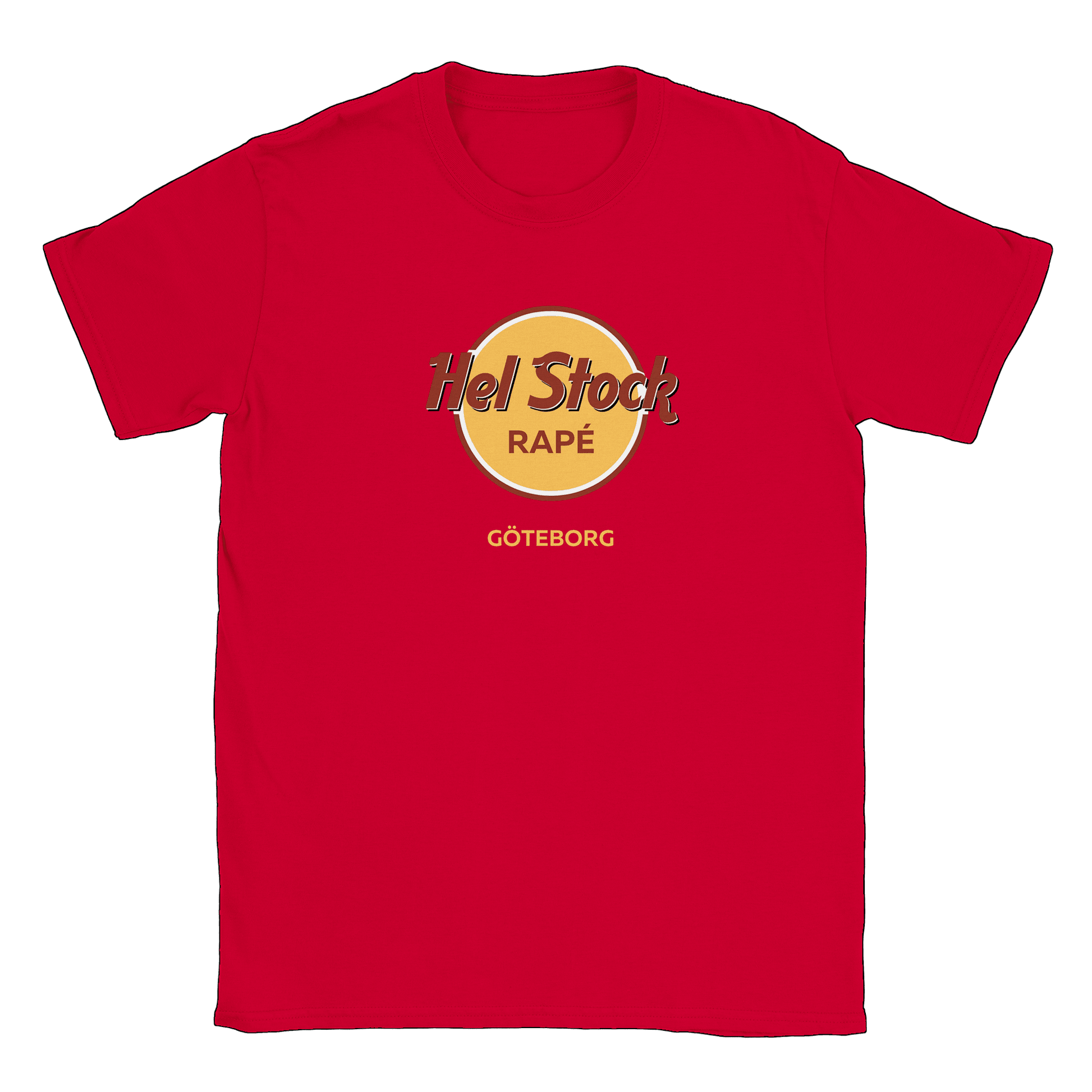 Hel Stock Rapé - T-shirt Röd