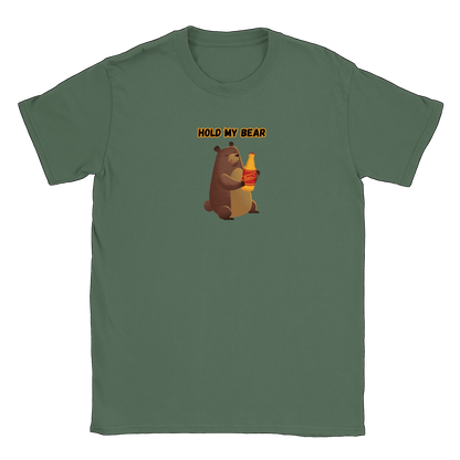 Hold My Bear - T-shirt Military Green