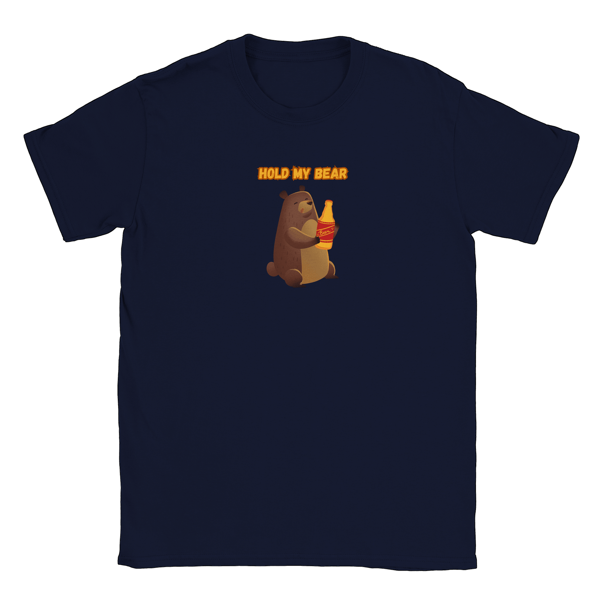 Hold My Bear - T-shirt Navy