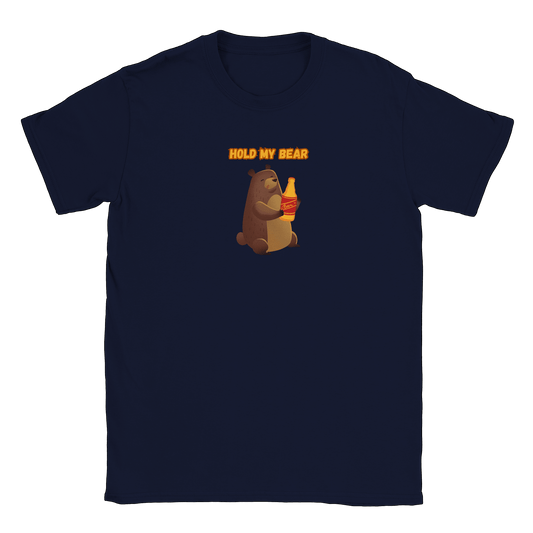 Hold My Bear - T-shirt Navy