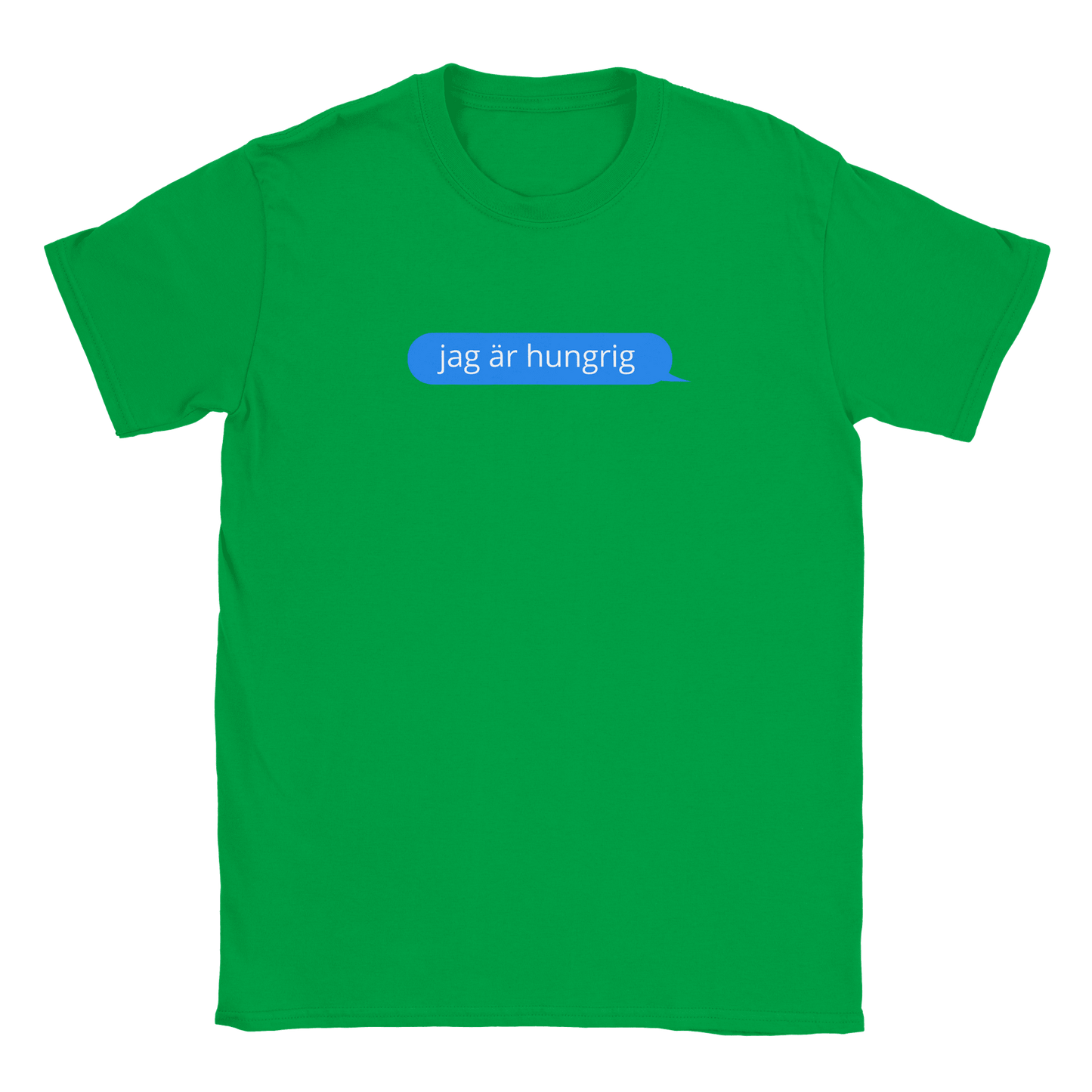 Jag är hungrig - T-shirt för barn Grön