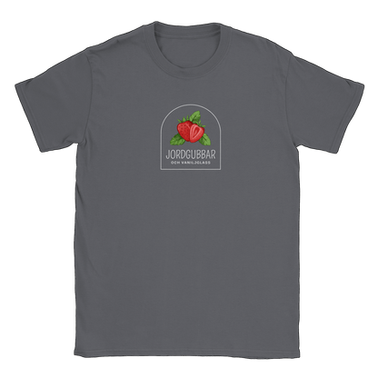Jordgubbar och vaniljglass - T-shirt Charcoal