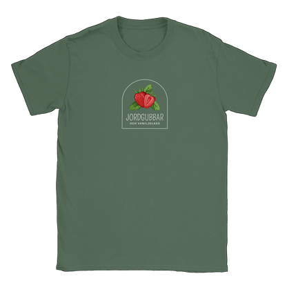 Jordgubbar och vaniljglass - T-shirt Military Green