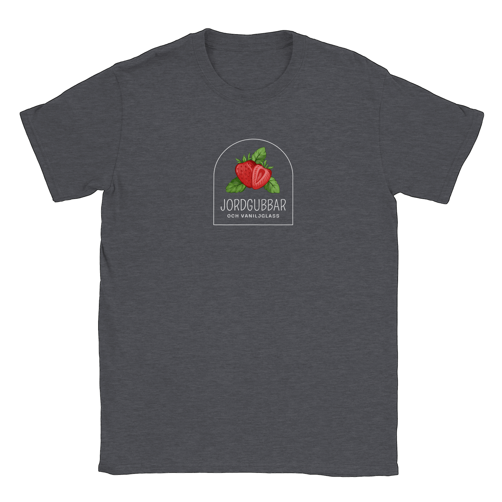 Jordgubbar och vaniljglass - T-shirt Mörk Ljung