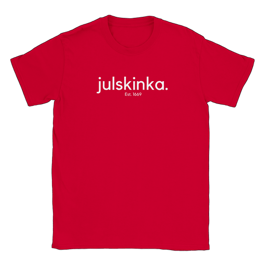 Julskinka - T-shirt Röd