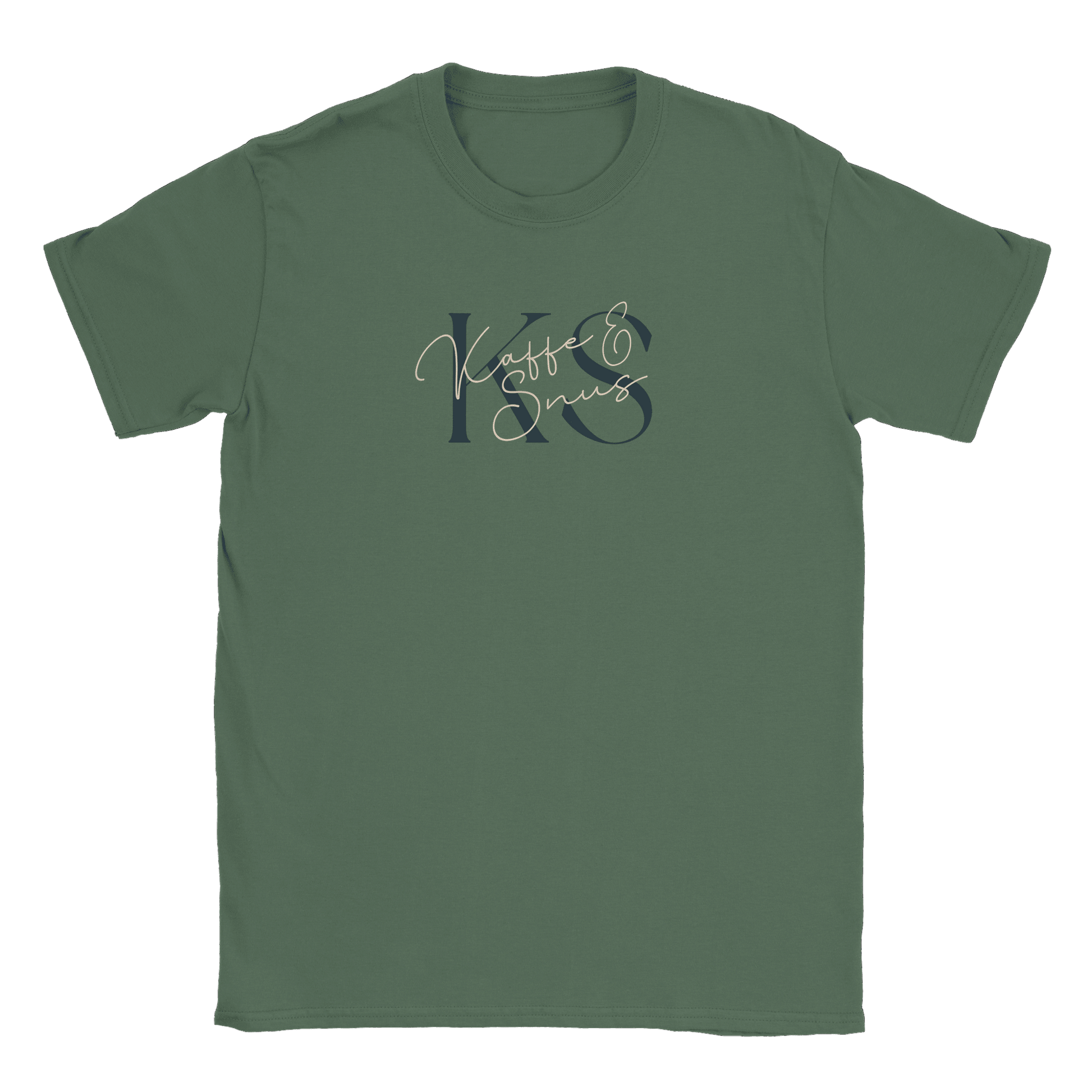 Kaffe och snus - T-shirt Military Green