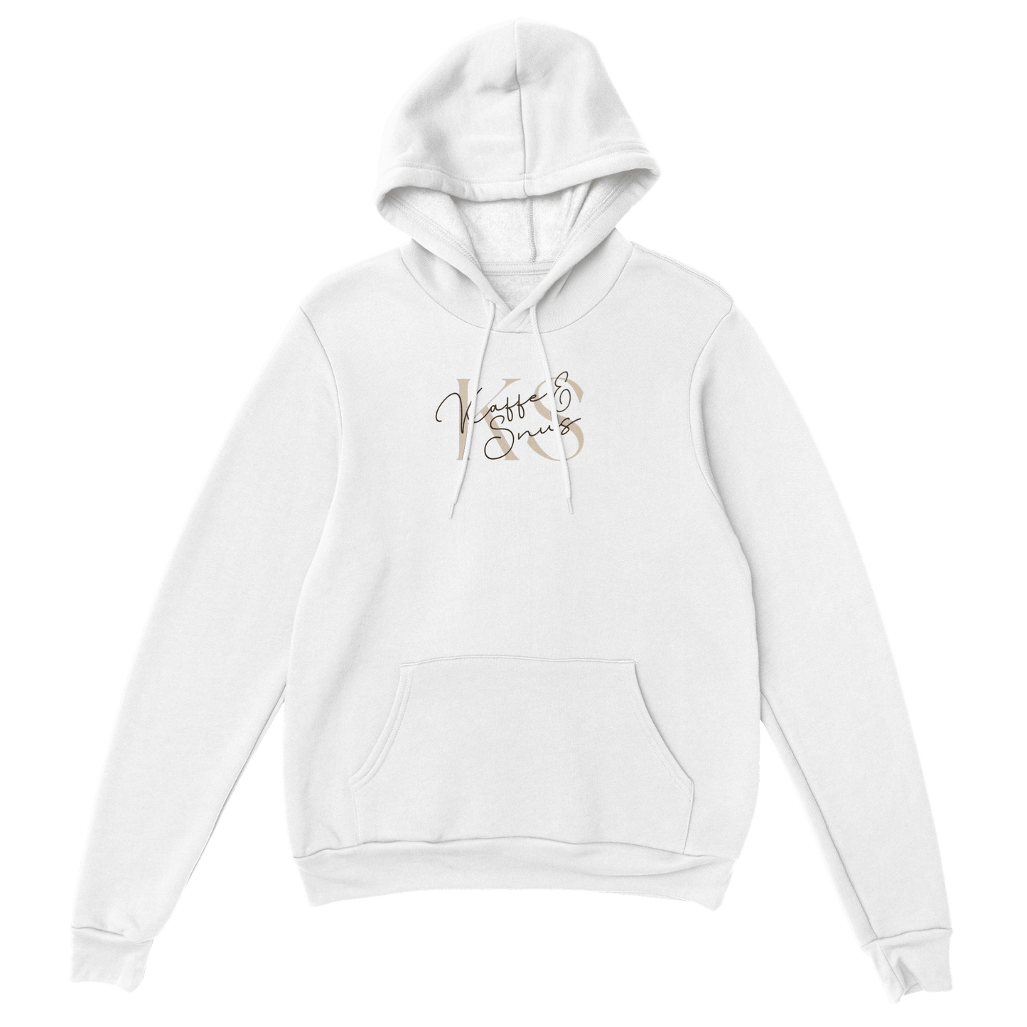 Kaffe & Snus - Hoodie Vit