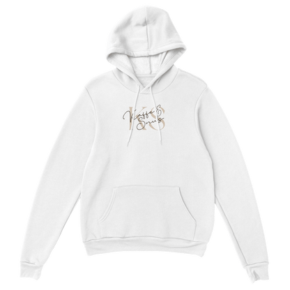 Kaffe & Snus - Hoodie Vit