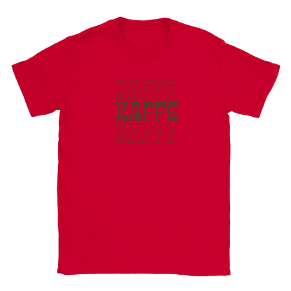 Kaffe - T-shirt Röd