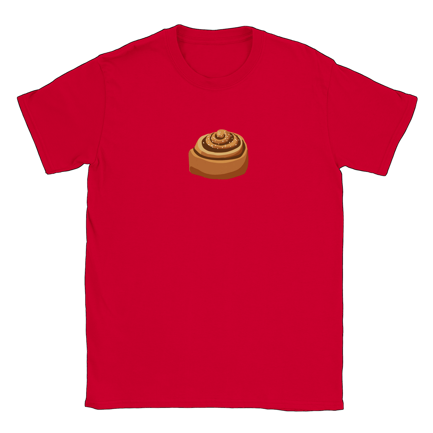Kanelbulle - T-shirt Röd