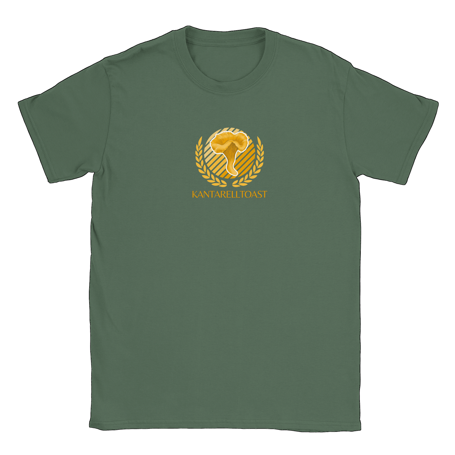 Kantarelltoast - T-shirt Militärgrön