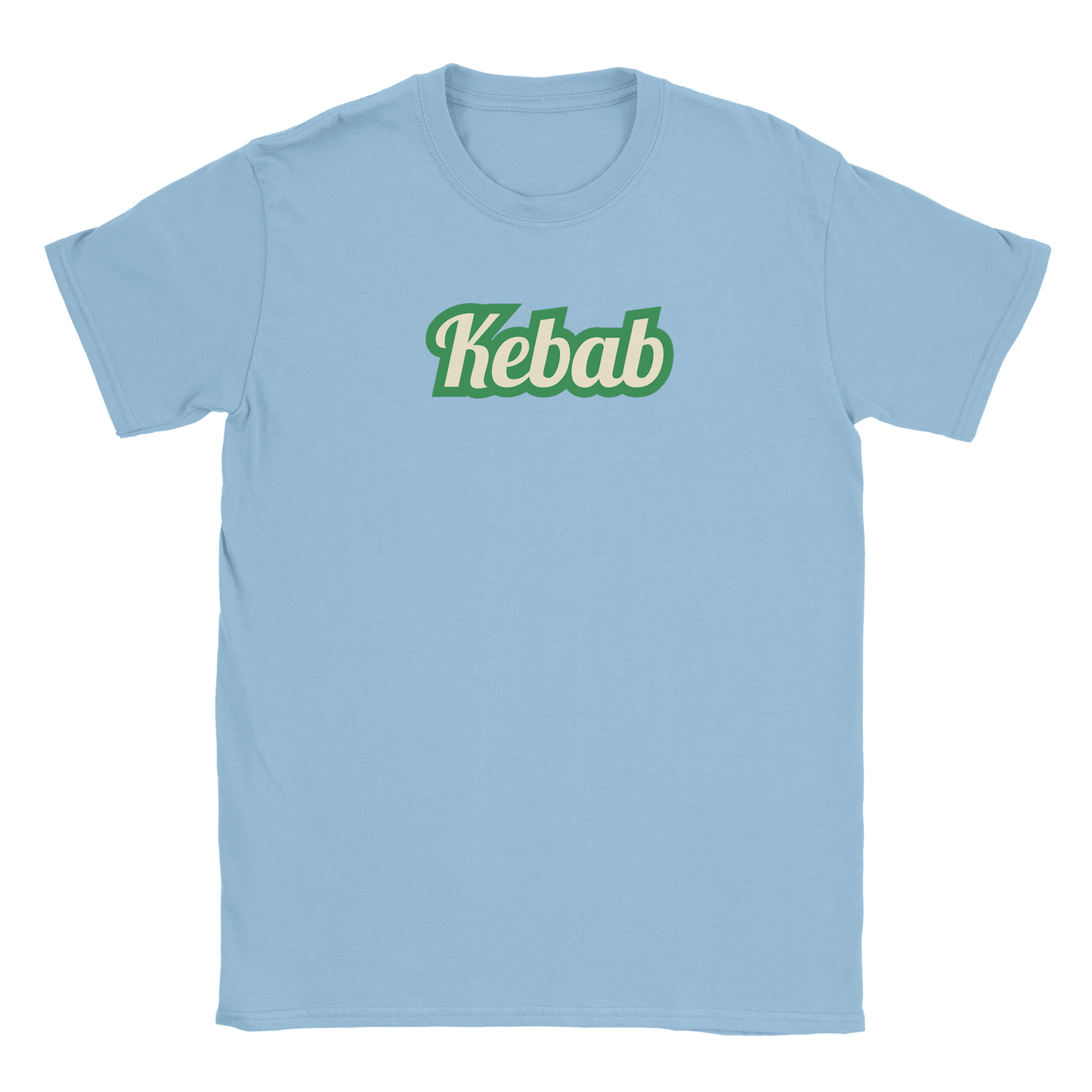 Kebab - T-shirt Ljusblå
