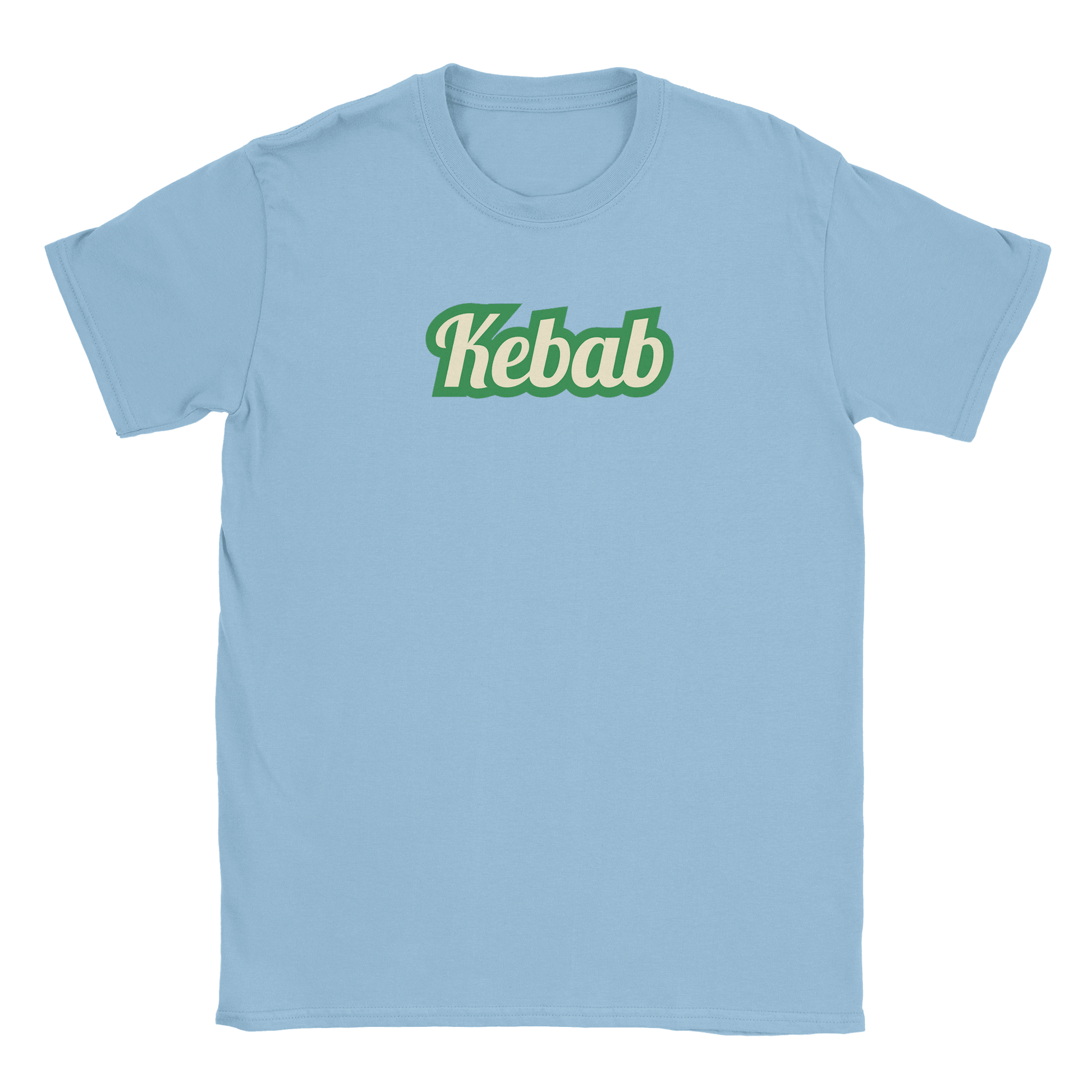 Kebab - T-shirt Ljusblå