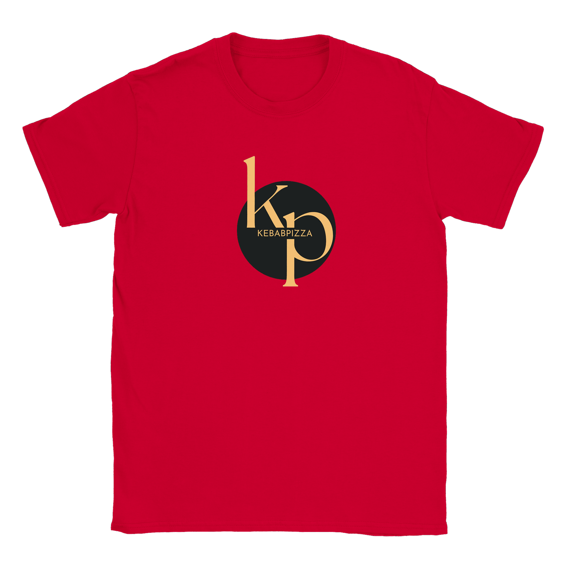 Kebabpizza - T-shirt Röd