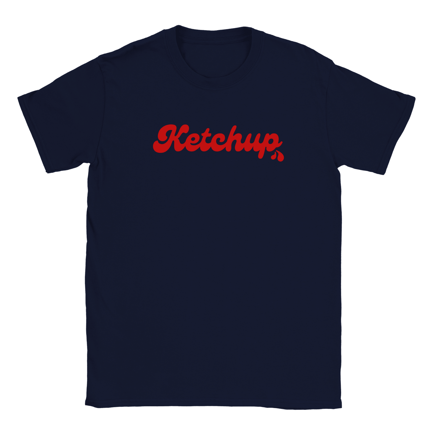 Ketchup - T-shirt för barn Marinblå