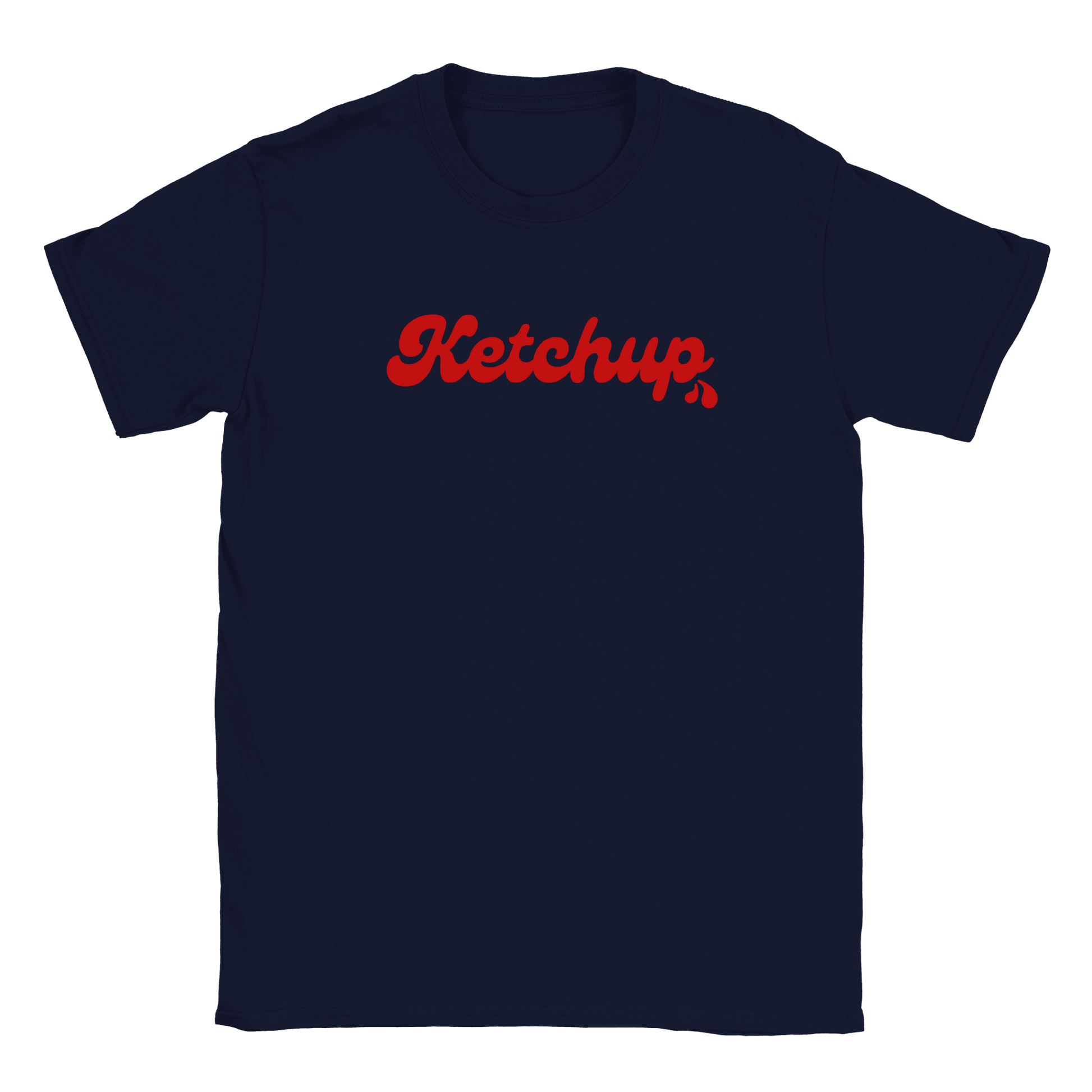 Ketchup - T-shirt för barn Marinblå