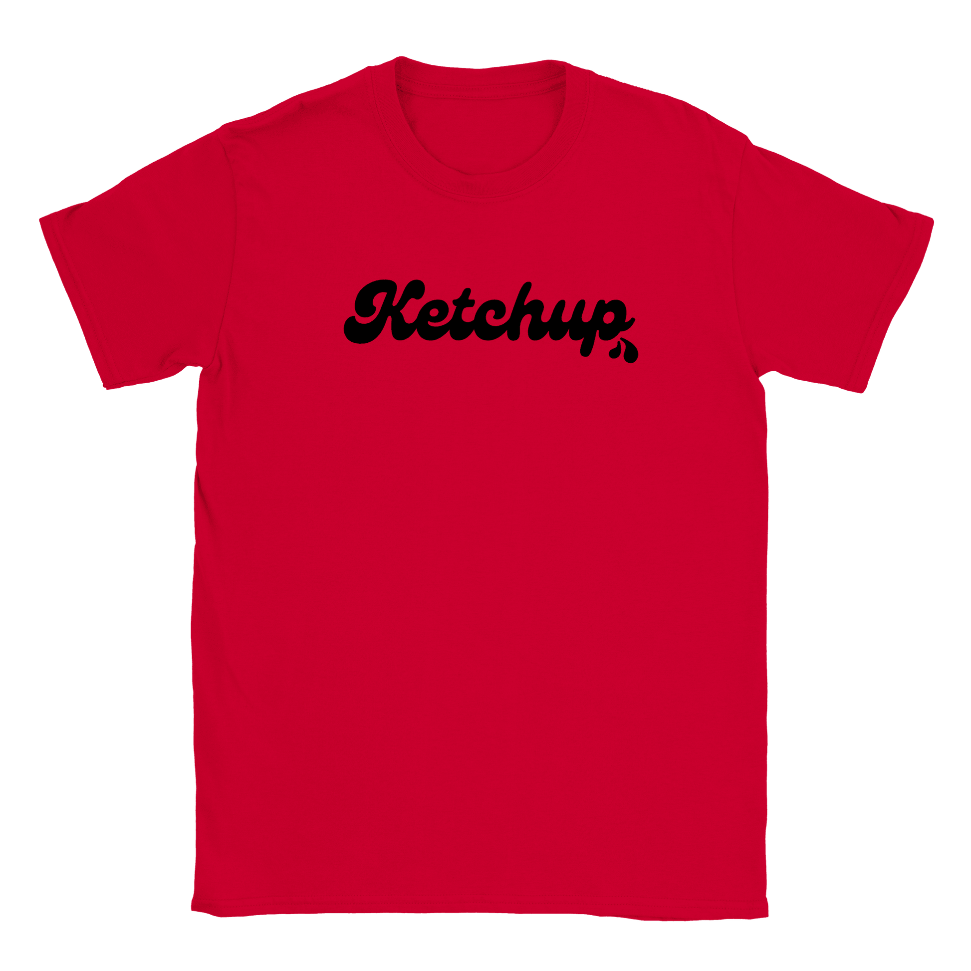 Ketchup - T-shirt för barn Röd