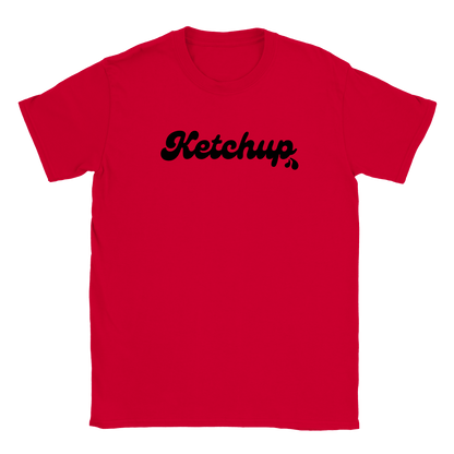 Ketchup - T-shirt för barn Röd