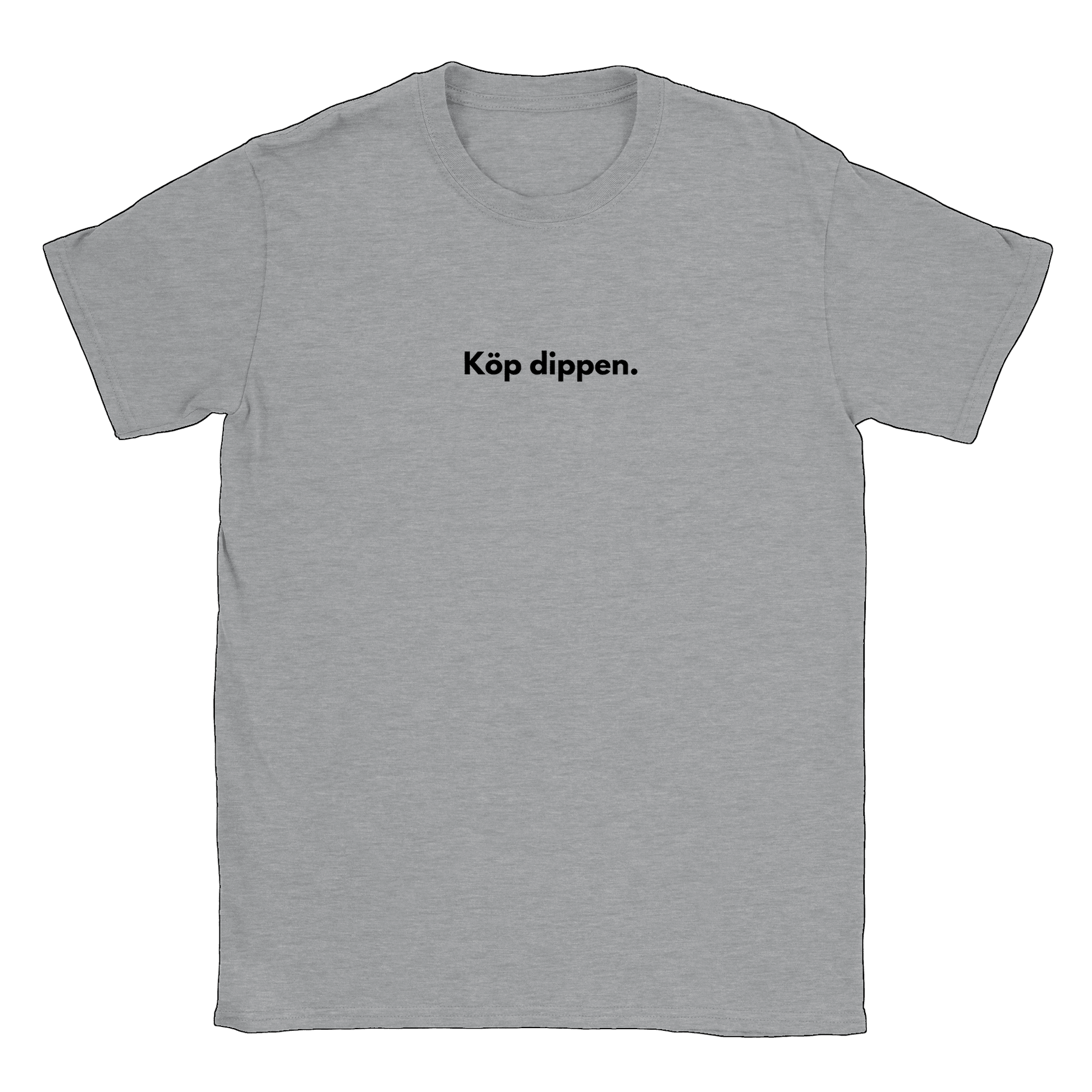 Köp dippen - T-shirt Grå