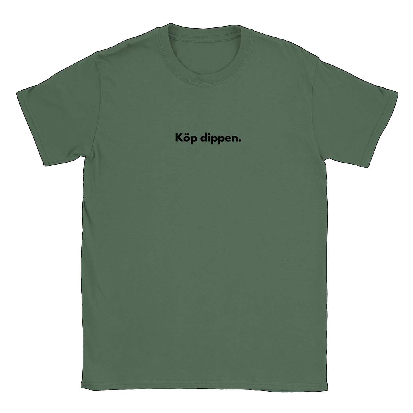 Köp dippen - T-shirt Militärgrön