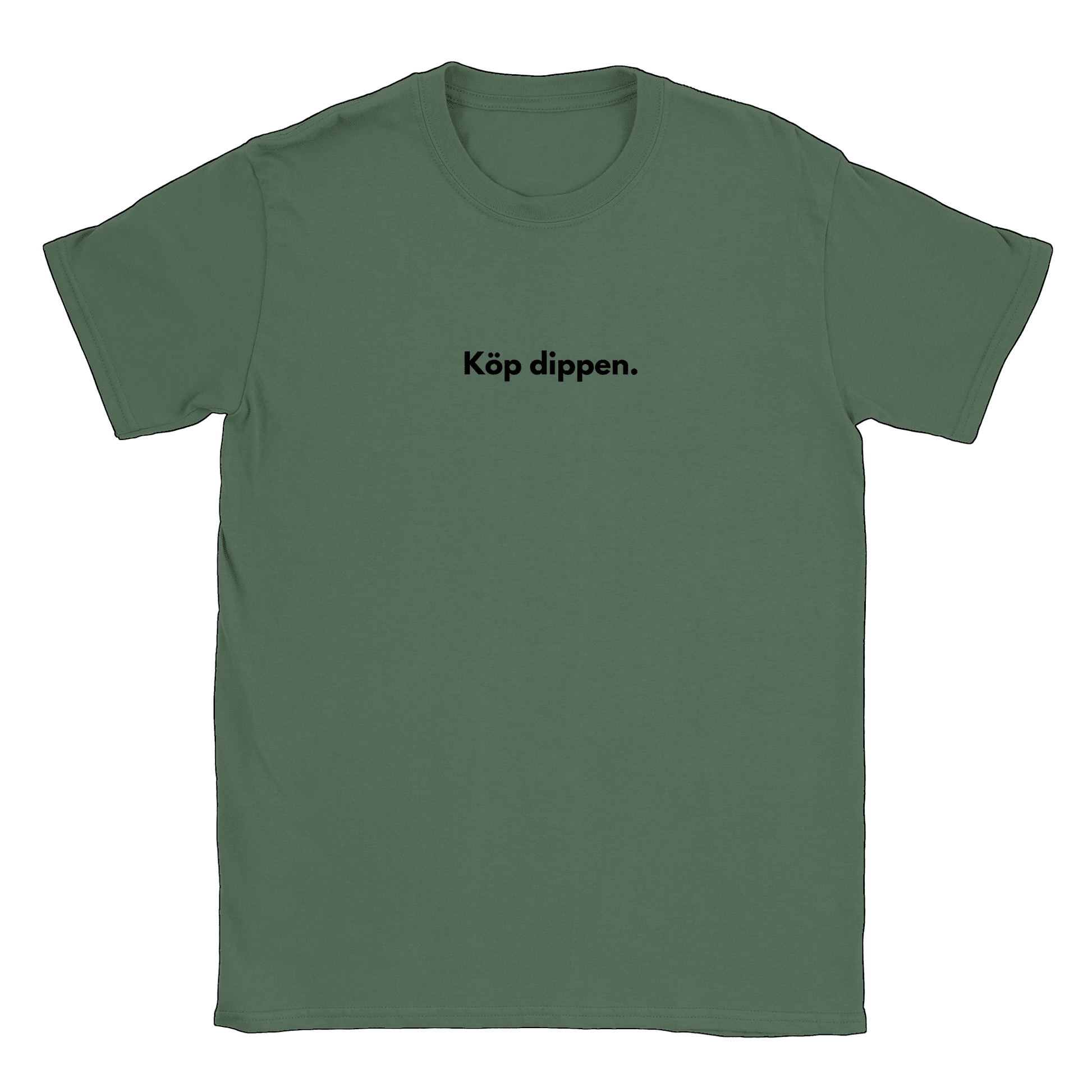 Köp dippen - T-shirt Militärgrön