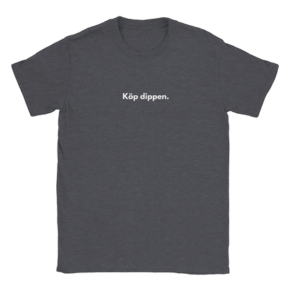 Köp dippen - T-shirt Mörkgrå