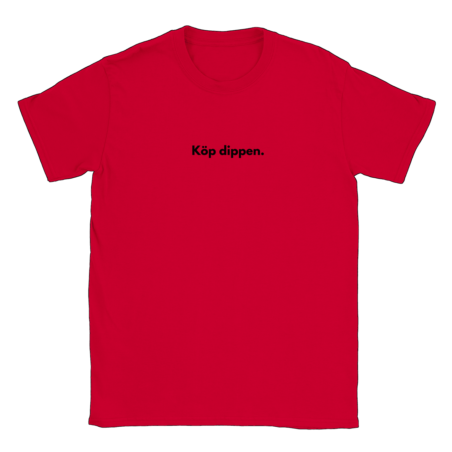 Köp dippen - T-shirt Röd