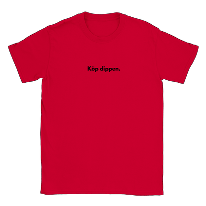 Köp dippen - T-shirt Röd
