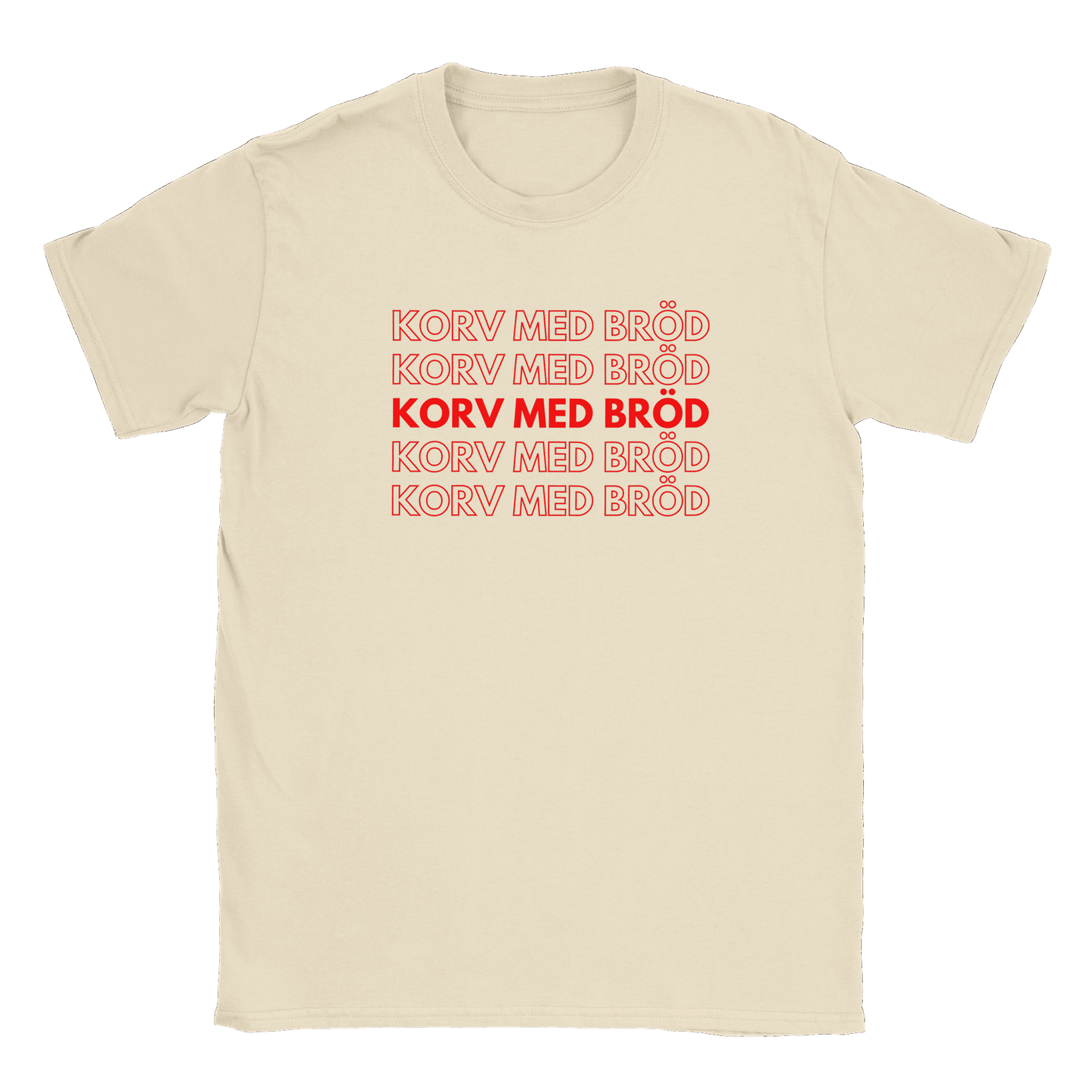 Korv med bröd - T-shirt Natural