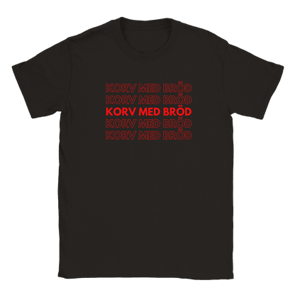 Korv med bröd - T-shirt Svart