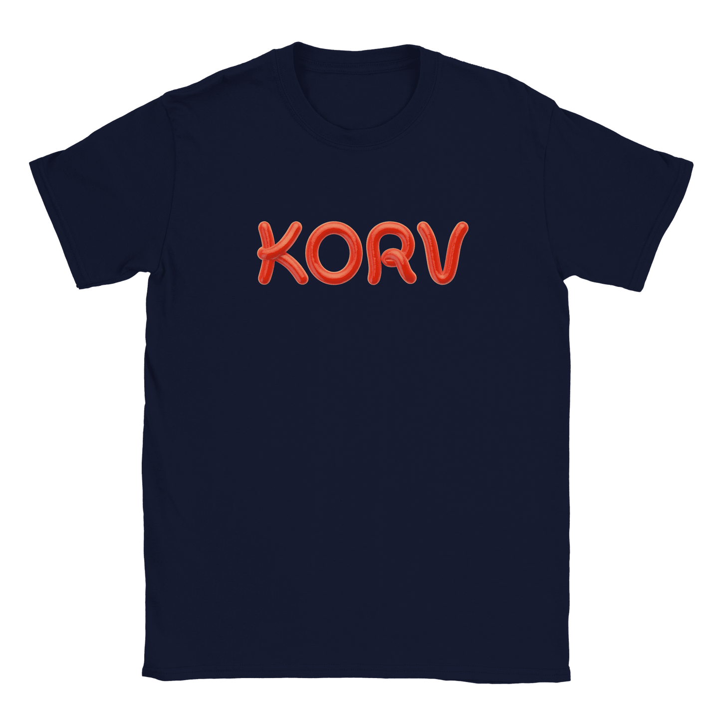 Korv - T-shirt för barn Marinblå