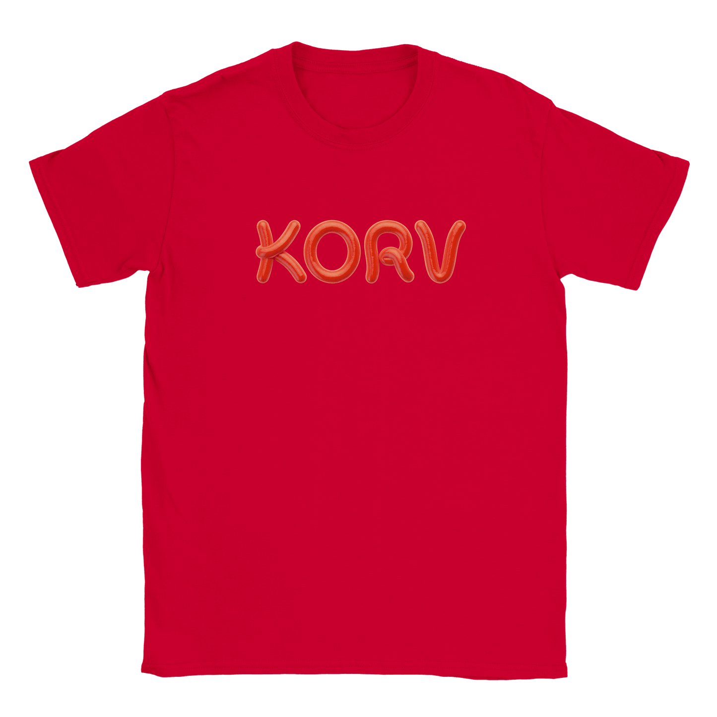 Korv - T-shirt för barn Röd
