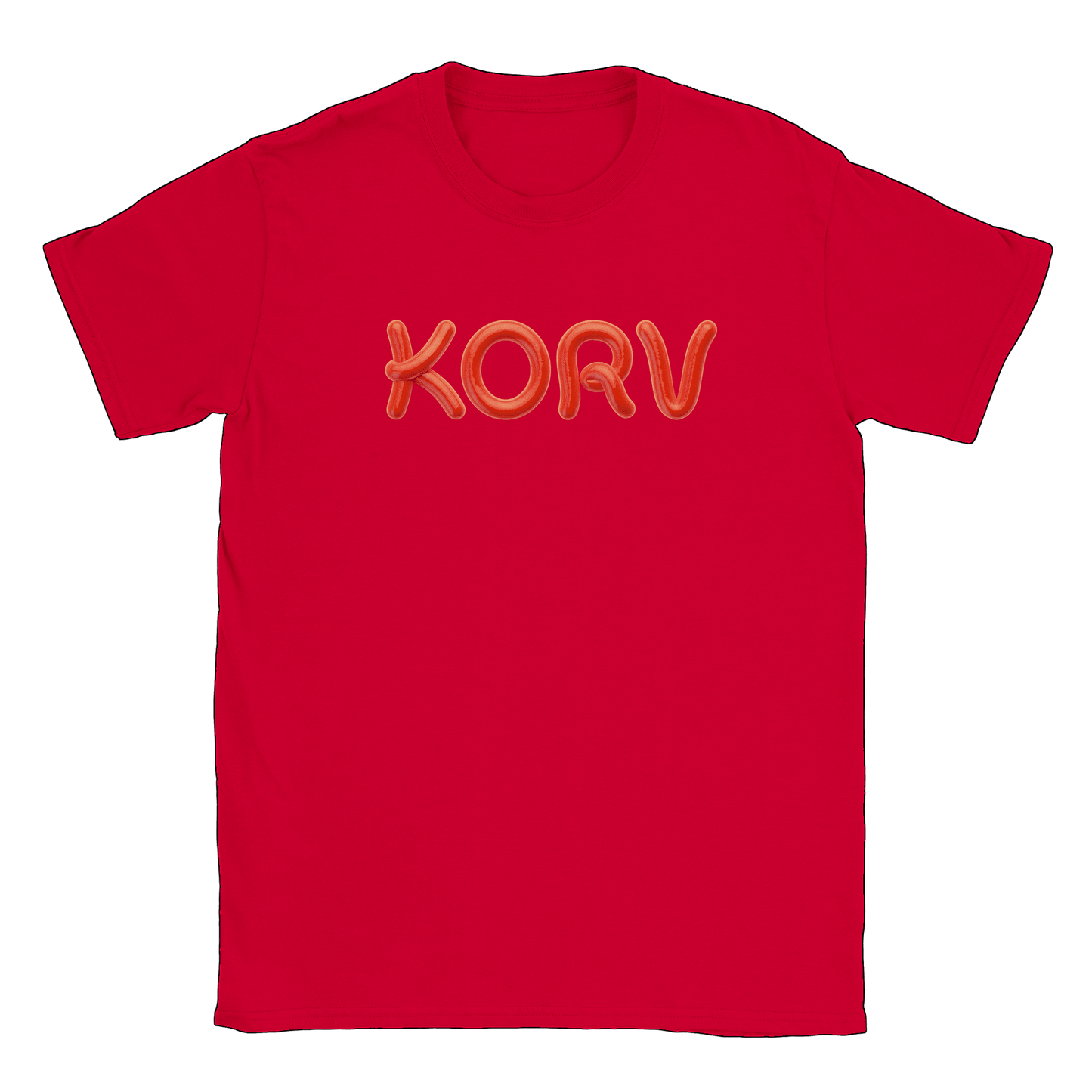 Korv - T-shirt Röd