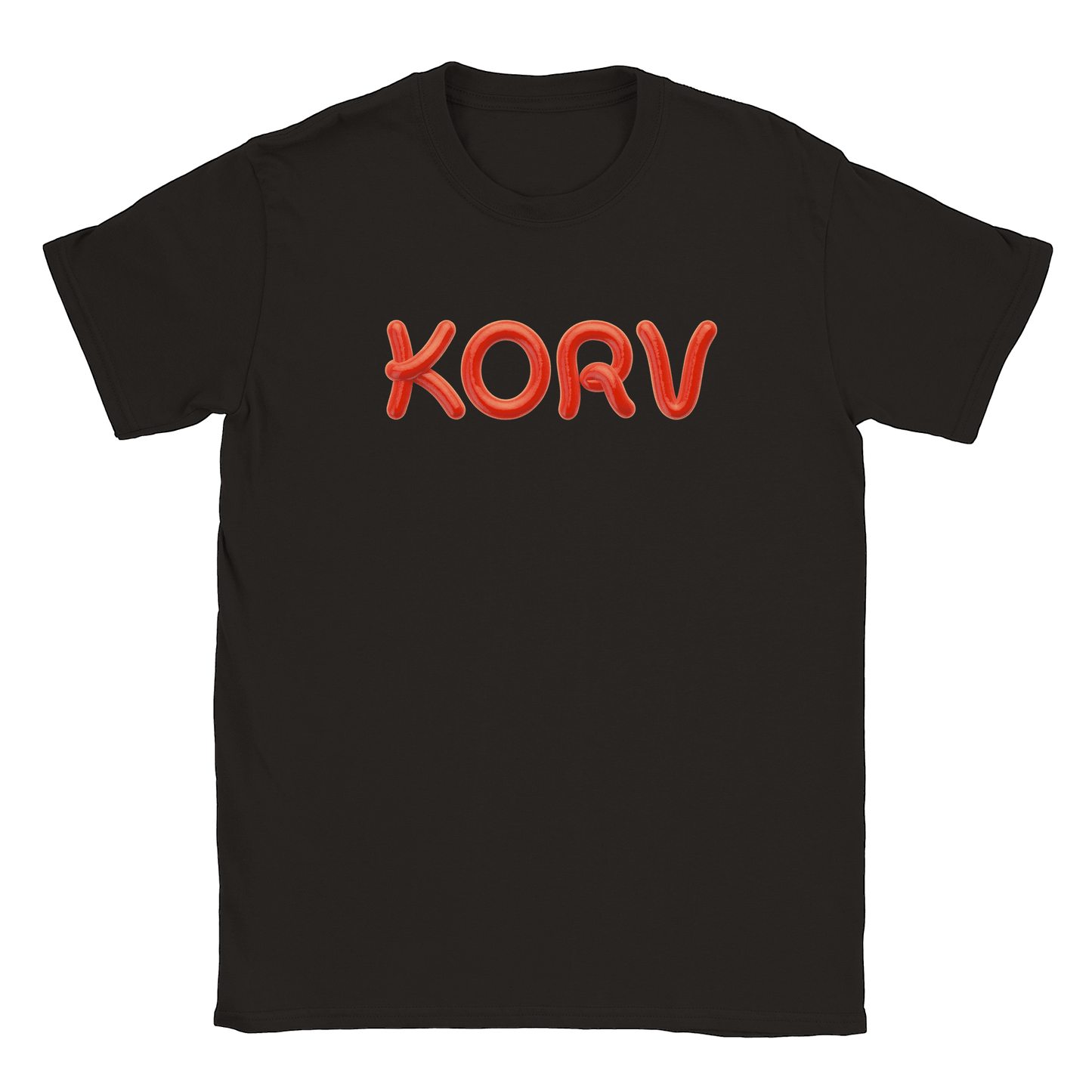 Korv - T-shirt Svart